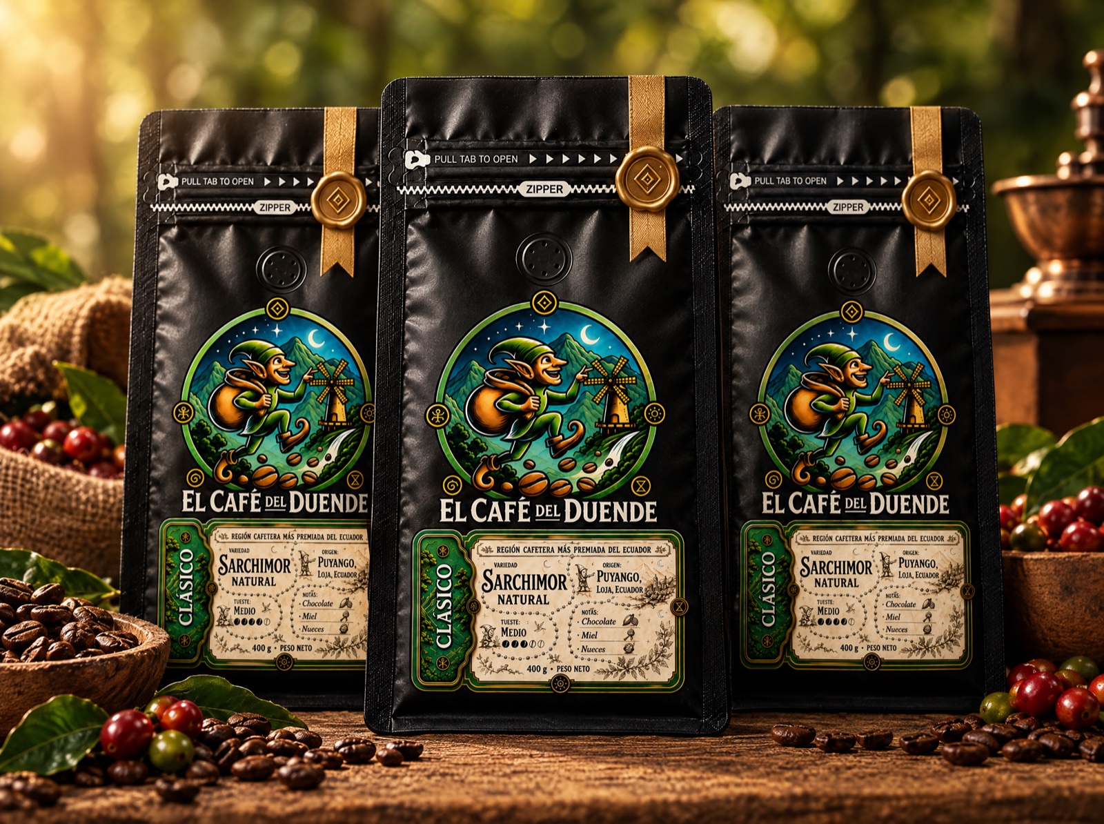Pack Coleccionista Clásico: 3 fundas de 400g de Clásico.